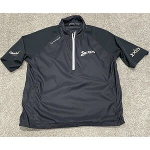 Sunice Jay Zephal Golf Jacket Black Srixon Clevland Golf Rain Full Zip Srixon LG